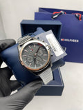 Tommy Hilfiger gold-tone green dial mesh watch