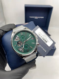 Tommy Hilfiger silver-tone skeleton chronograph watch