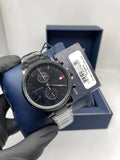 Tommy Hilfiger black sport silicone watch