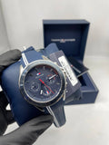 Tommy Hilfiger steel black dial chronograph watch